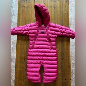 Patagonia infant hi-loft bunting.